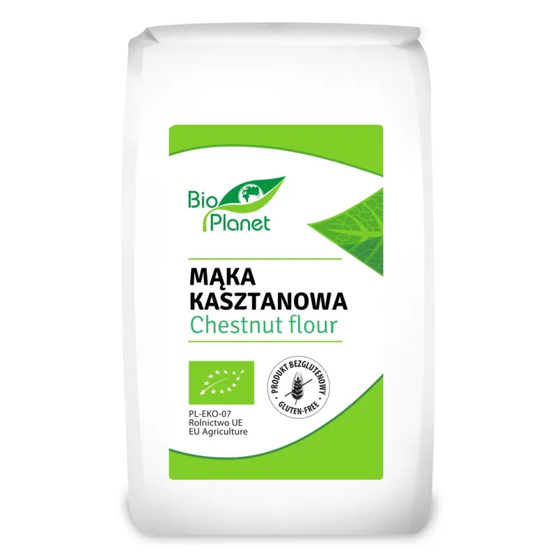 Mąka Kasztanowa Bezglutenowa BIO 400 g – Bio Planet