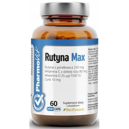 Rutyna Max 60 kapsułek – Wsparcie Odporności | Pharmovit