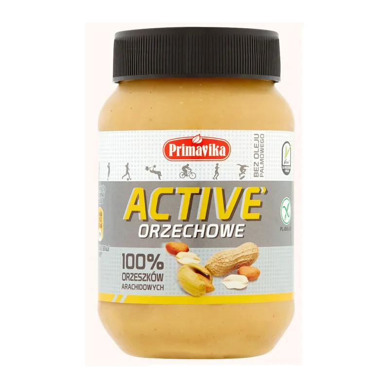 Krem z Prażonych Orzeszków Ziemnych Active 470 g - Bezglutenowy