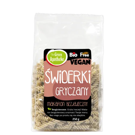 Makaron Gryczany Fusilli Bezglutenowy BIO 250 g - Apotheke
