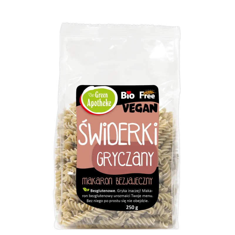 Makaron Gryczany Fusilli Bezglutenowy BIO 250 g - Apotheke
