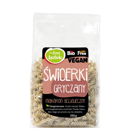 Makaron Gryczany Fusilli Bezglutenowy BIO 250 g - Apotheke