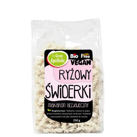 Makaron Ryżowy Fusilli Bezglutenowy BIO 250 g - Apotheke