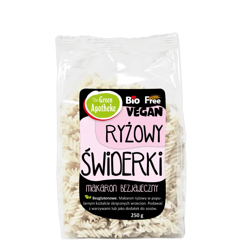 Makaron Ryżowy Fusilli Bezglutenowy BIO 250 g - Apotheke