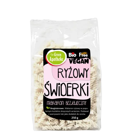 Makaron Ryżowy Fusilli Bezglutenowy BIO 250 g - Apotheke