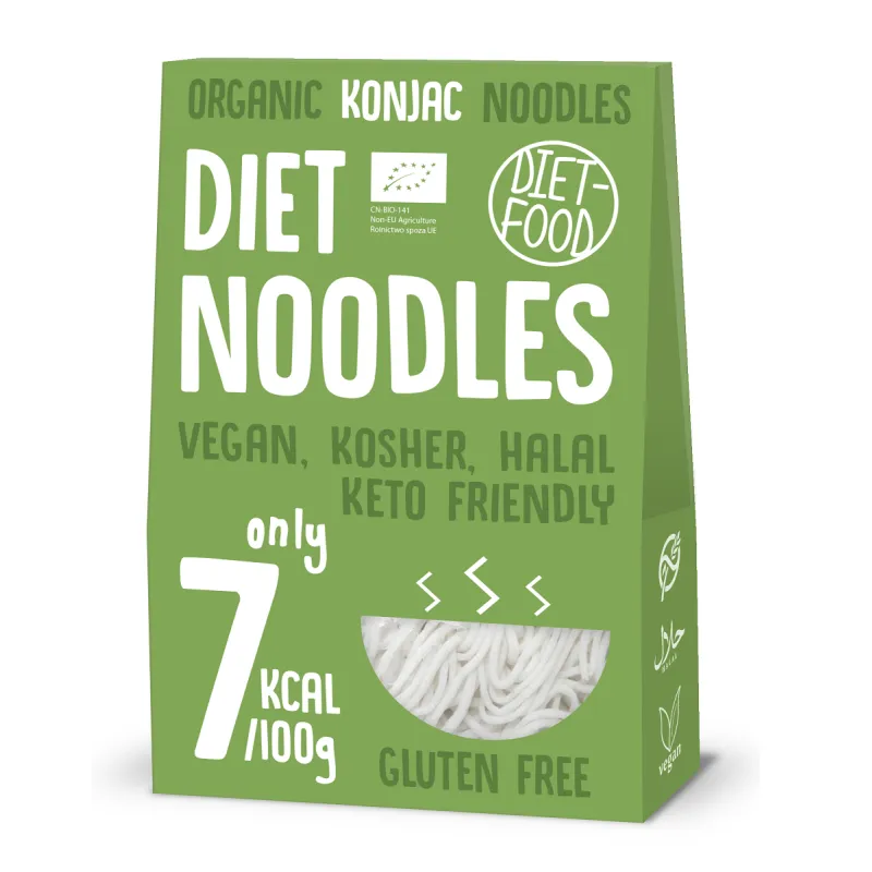 Makaron Konjac Noodle BIO – Bezglutenowy i Niskokaloryczny