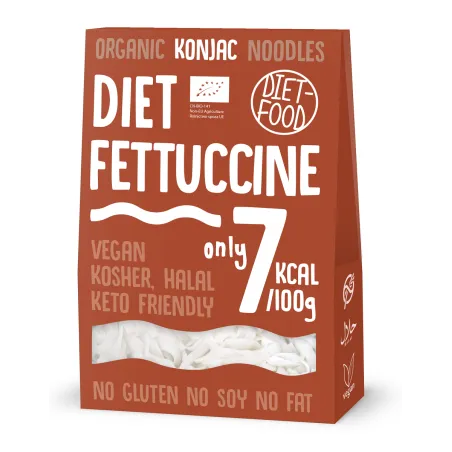 Makaron Konjac Fettuccine BIO – Bezglutenowy i Niskokaloryczny