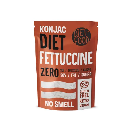 Makaron Konjac Fettuccine Bezglutenowy 270 g – Diet Food