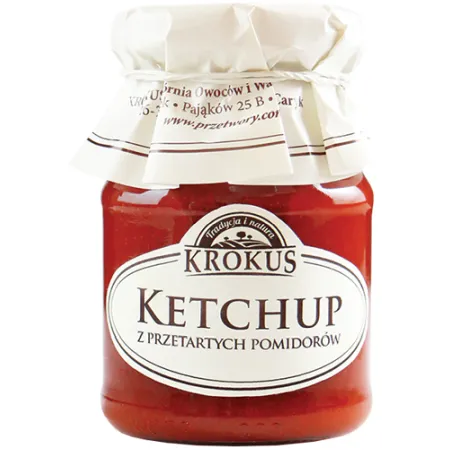 Ketchup Bezglutenowy 180 g - Naturalny i Pyszny - Krokus