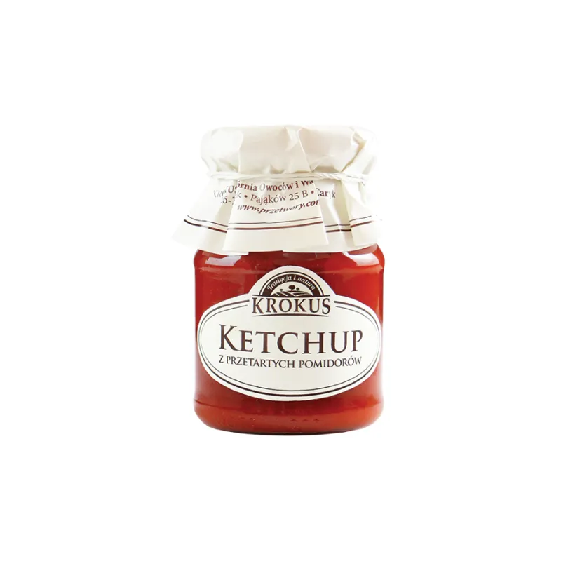 Ketchup Bezglutenowy 180 g - Naturalny i Pyszny - Krokus