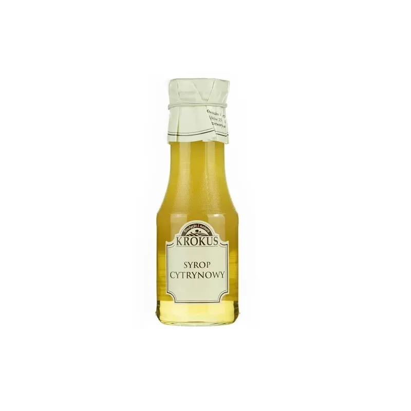 Syrop Cytrynowy Bezglutenowy 355 g – Naturalny Smak Krokus
