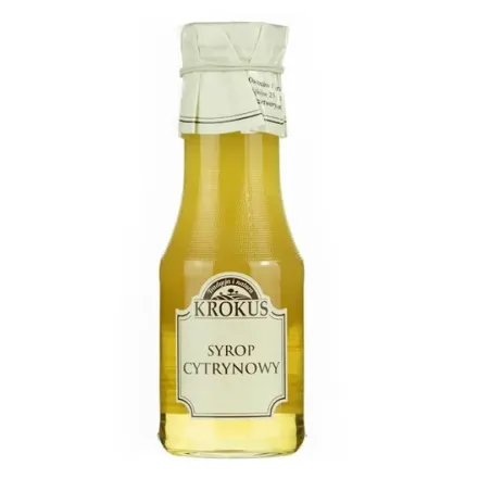 Syrop Cytrynowy Bezglutenowy 355 g – Naturalny Smak Krokus