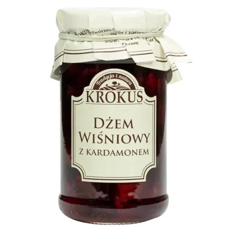 Dżem Wiśniowy z Kardamonem Bezglutenowy 235 g - Krokus