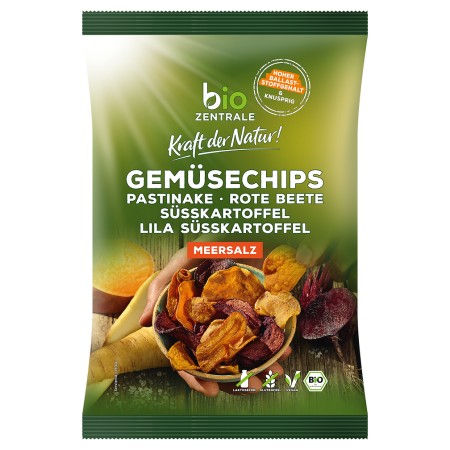 CHIPSY WARZYWNE SOLONE BEZGLUTENOWE BIO 90 g - BIO ZENTRALE