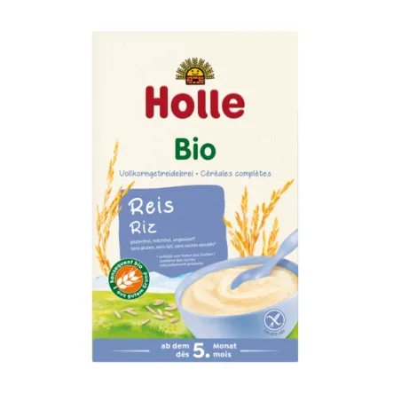 Kaszka Ryżowa BIO Holle 250 g - Bezglutenowa Żywność Dla Niemowląt