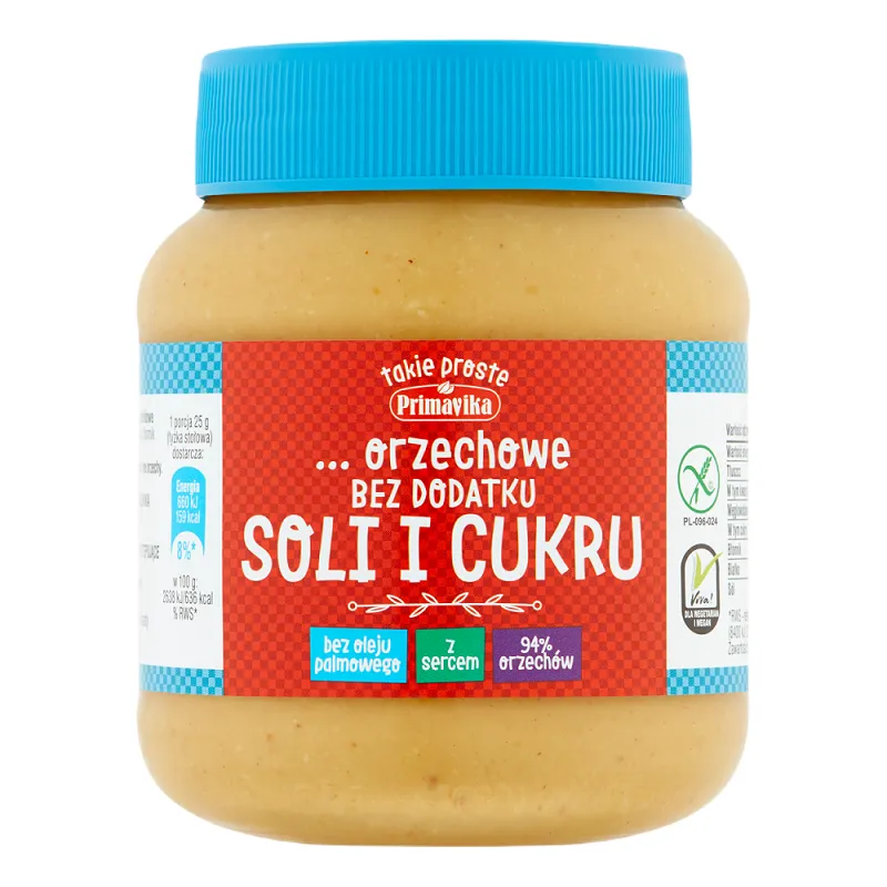 Krem z Orzeszków Ziemnych 350 g – Bez Cukru i Soli | Primavika