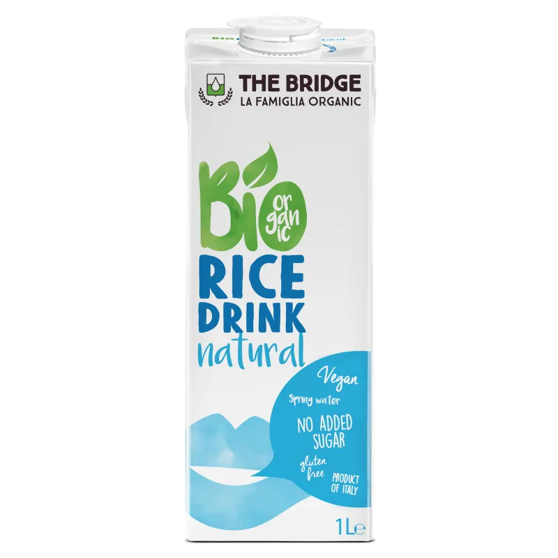 Napój Ryżowy BIO The Bridge 1 L - Bezglutenowy, Wegański, Ekologiczny