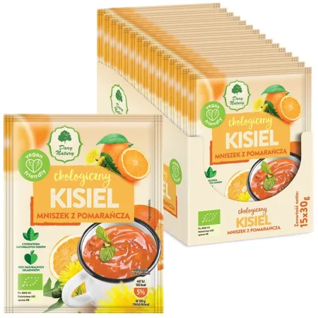 Kisiel Pigwowiec z Pomarańczą BIO 30 g – Bezglutenowy, Naturalny