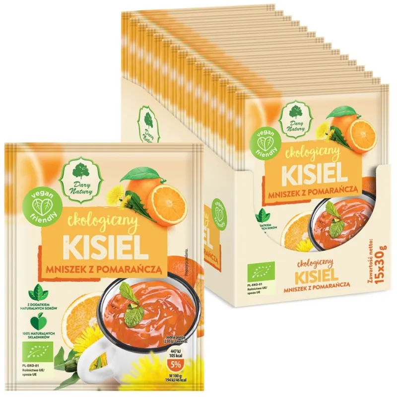 Kisiel Pigwowiec z Pomarańczą BIO 30 g – Bezglutenowy, Naturalny