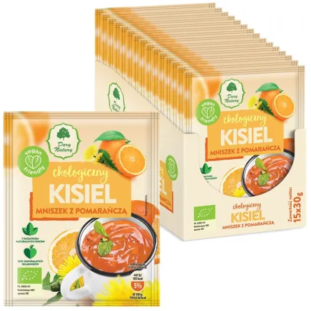 Kisiel Pigwowiec z Pomarańczą BIO 30 g – Bezglutenowy, Naturalny