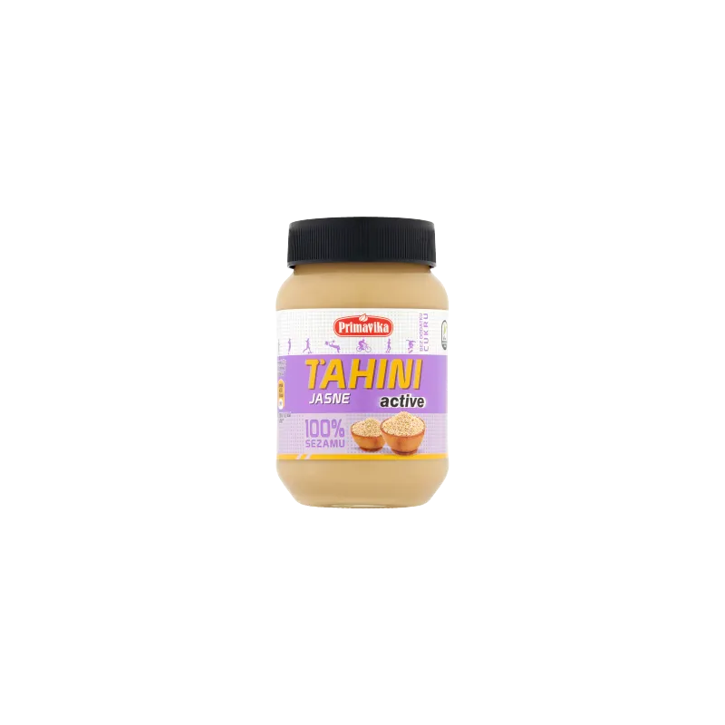 Tahini Jasne Active – Pasta Sezamowa Bezglutenowa BIO 460 g