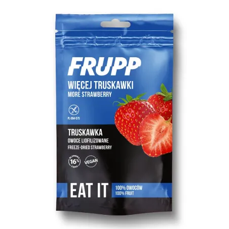 Truskawki Liofilizowane Bezglutenowe 13 g - Celiko Frupp
