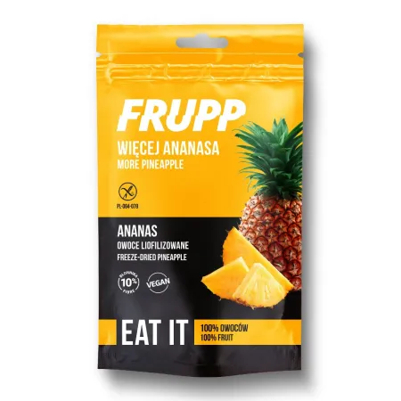 Ananas Liofilizowany Bezglutenowy 15 g - Celiko Frupp