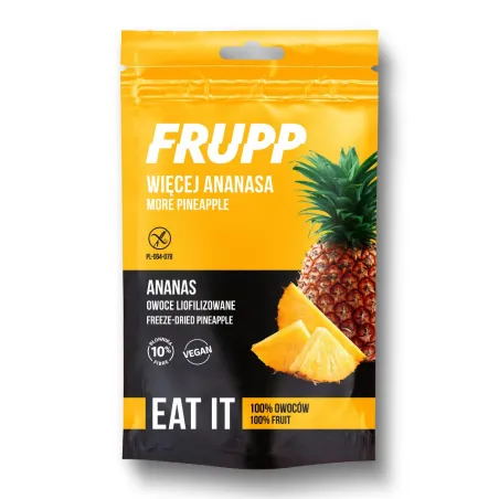 Ananas Liofilizowany Bezglutenowy 15 g - Celiko Frupp