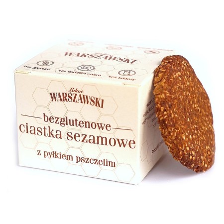 CIASTKA SEZAMOWE Z PYŁKIEM PSZCZELIM BEZGLUTENOWE 150 g - BATON WARSZAWSKI