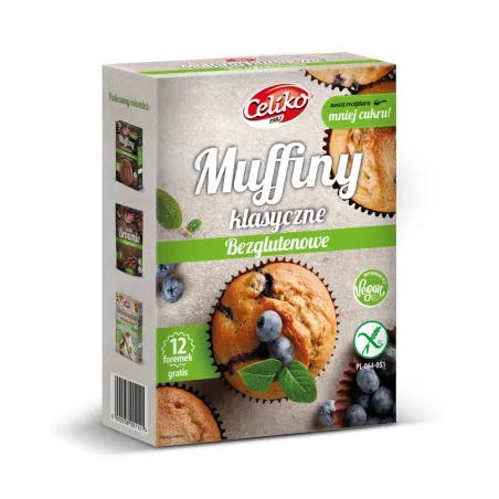 Mieszanka na Muffiny Klasyczne Bezglutenowa 280 g - Celiko