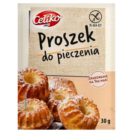 Proszek do Pieczenia Bezglutenowy 30 g - Celiko | Idealny do Wypieków