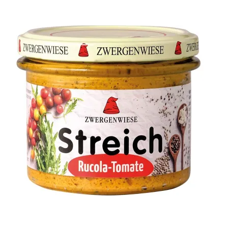 Pasta Słonecznikowa z Rukolą i Pomidorami BIO 180 g – Zwergenwiese