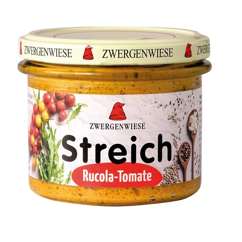 Pasta Słonecznikowa z Rukolą i Pomidorami BIO 180 g – Zwergenwiese