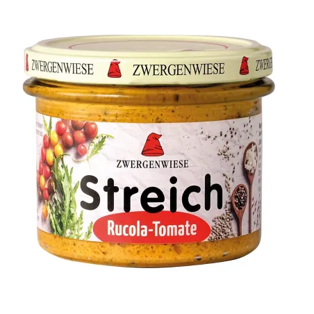 Pasta Słonecznikowa z Rukolą i Pomidorami BIO 180 g – Zwergenwiese