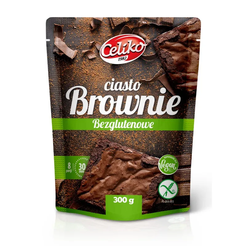 Mieszanka na Brownie Bezglutenowa 300 g - Celiko | Czekoladowa Rozkosz