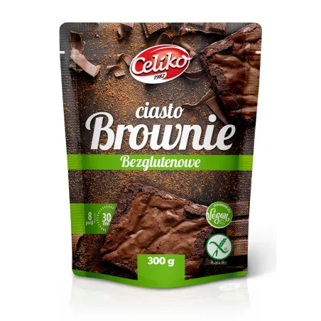 Mieszanka na Brownie Bezglutenowa 300 g - Celiko | Czekoladowa Rozkosz