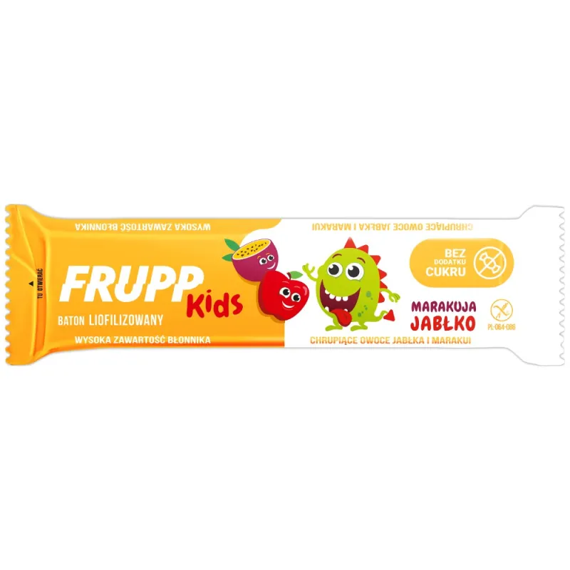 Baton liofilizowany jabłko-marakuja bezglutenowy 9 g – Celiko (Frupp Kids)