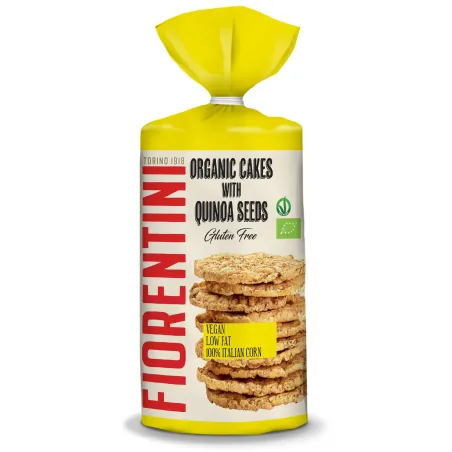 Wafle Kukurydziane z Quinoa Bezglutenowe BIO 120 g – Fiorentini