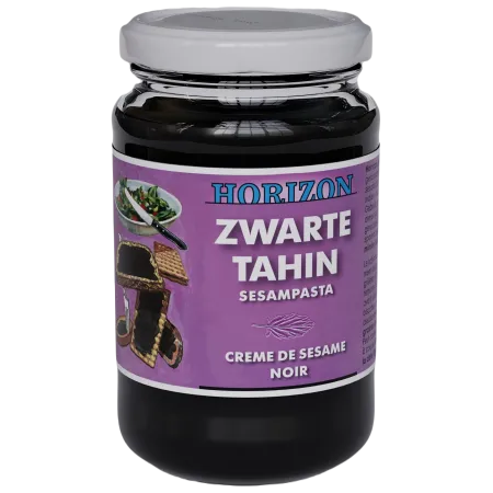 Tahini Czarne BIO 350 g – Bezglutenowa Pasta Sezamowa