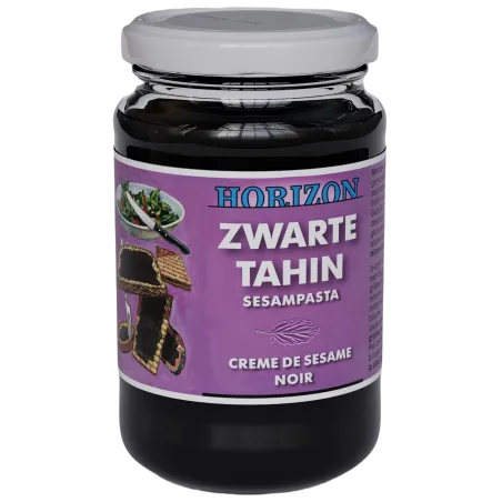 Tahini Czarne BIO 350 g – Bezglutenowa Pasta Sezamowa