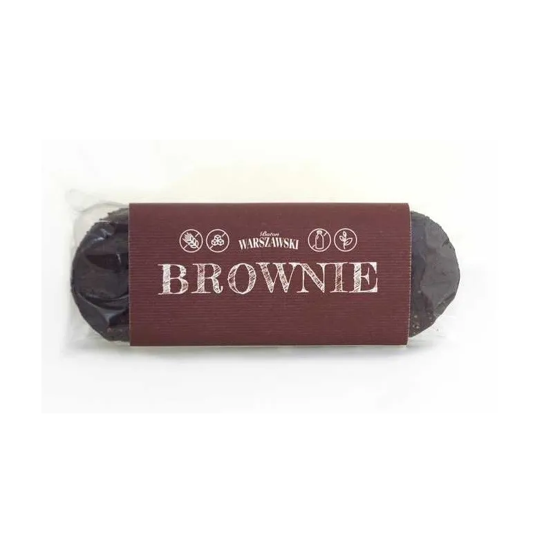 Baton Brownie Bezglutenowy 50 g – Wegański, Bez Cukru