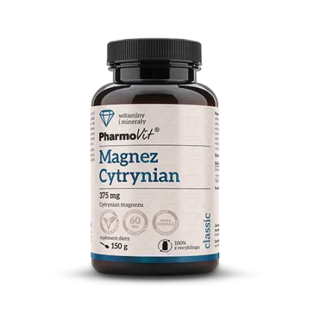 Cytrynian Magnezu Proszek 150 g – Wysoka Przyswajalność, Bezglutenowy