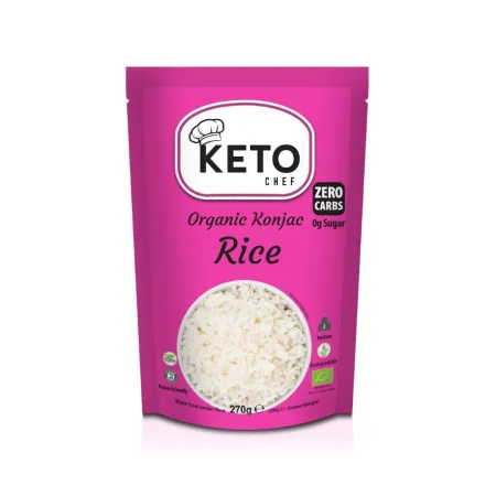 Makaron Konjac Rice BIO 270 g – Bezglutenowy, Wegański, Keto