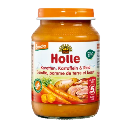 Marchew, Ziemniak i Wołowina BIO Demeter | Obiadek dla Niemowląt – Holle