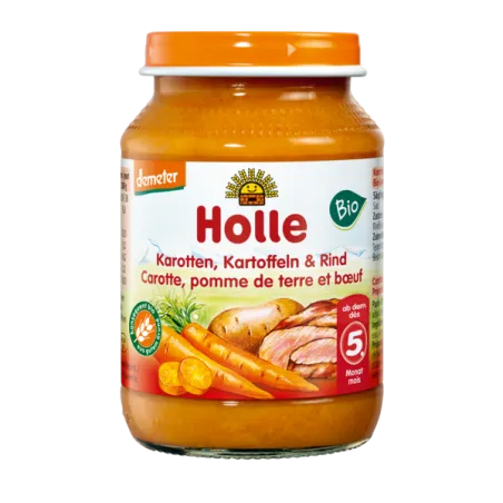 Marchew, Ziemniak i Wołowina BIO Demeter | Obiadek dla Niemowląt – Holle