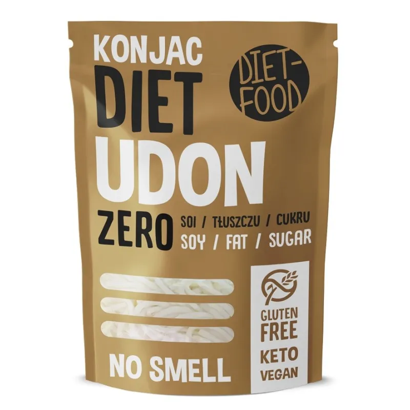 Makaron konjac Udon bezglutenowy 270 g – niskokaloryczny i zdrowy
