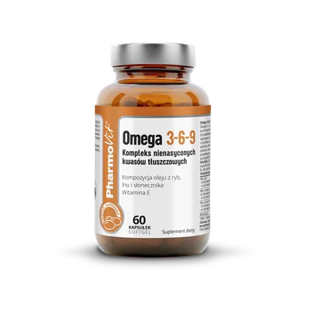 Omega 3-6-9 Bezglutenowe 60 kapsułek – PHARMOVIT