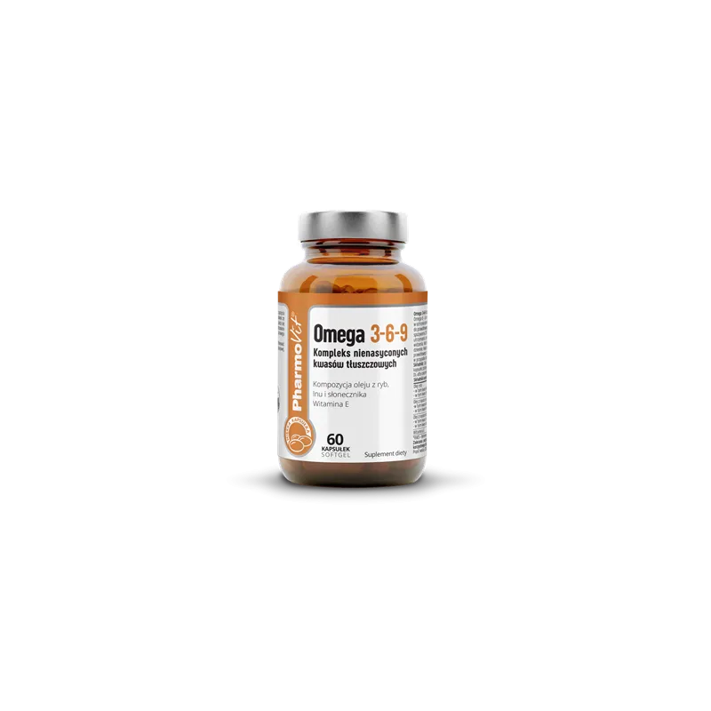 Omega 3-6-9 Bezglutenowe 60 kapsułek – PHARMOVIT