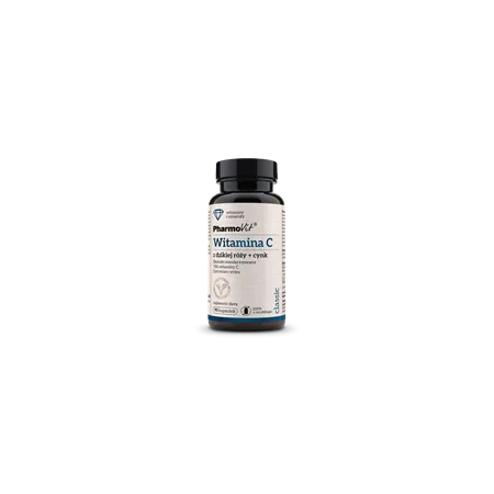 Witamina C z Dzikej Róży + Cynk Bezglutenowe 90 kaps. – PHARMOVIT