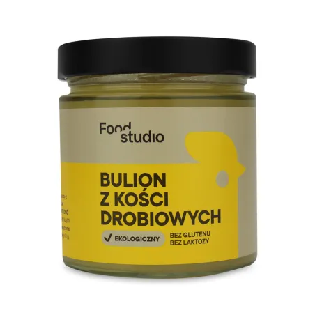 Bulion Drobiowy Bezglutenowy BIO 350 ml – FOOD STUDIO